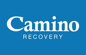 Camino Recovery logo on blue background