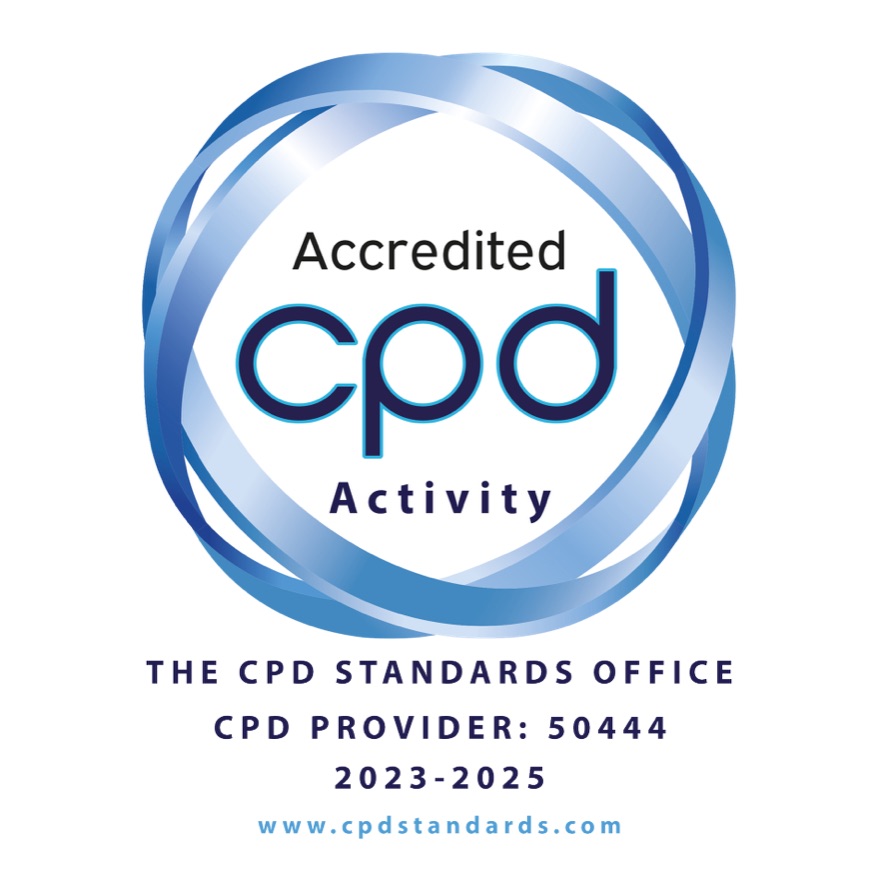 Accredited CPD Activity logo, CPD Standards Office 2023-2025.
