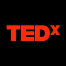 TEDx logo in bold red lettering