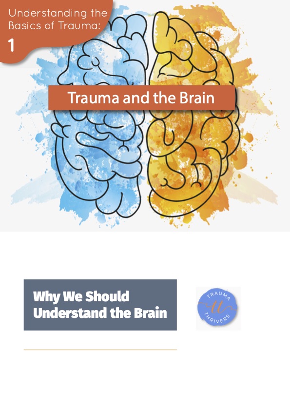 Illustration of brain showing impact of trauma.
